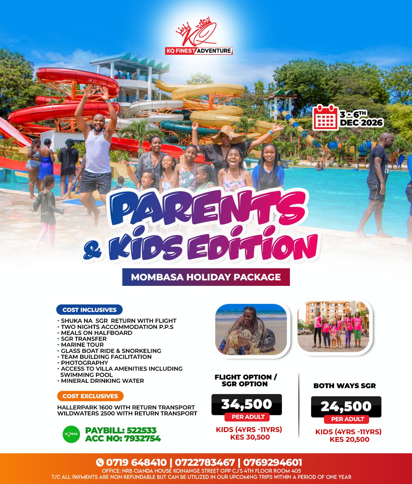 Parents Kids December Holiday poster