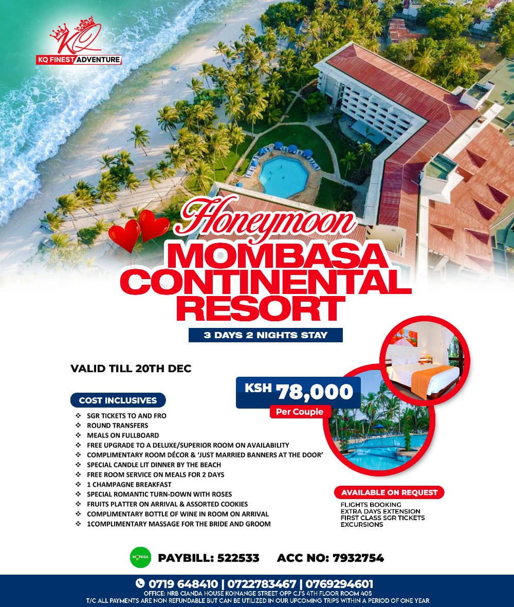 Honeymoon  Mombasa Continental Resort poster