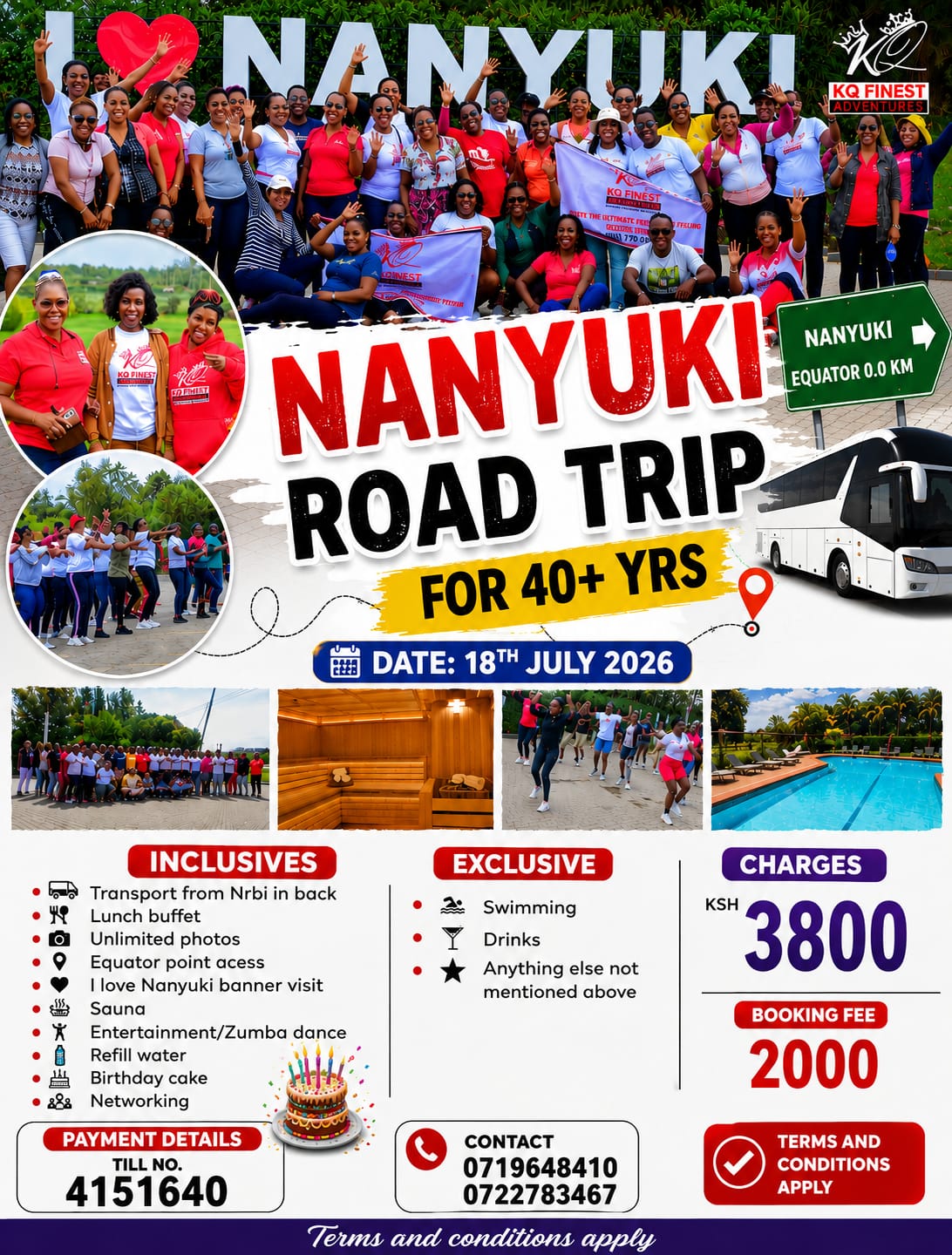 Over 40s Nanyuki Road Trip poster