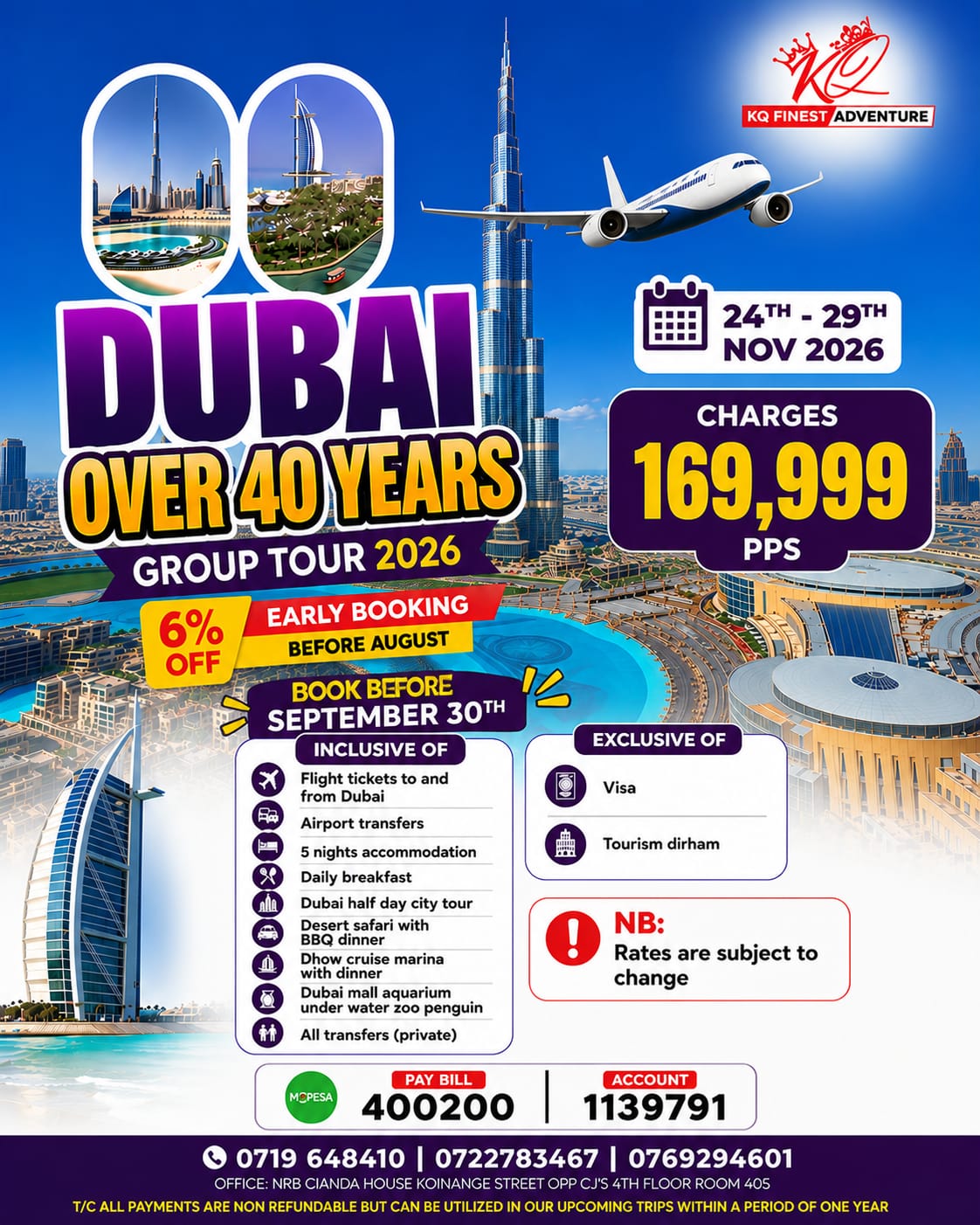 Over 40 Yrs Dubai Experience poster