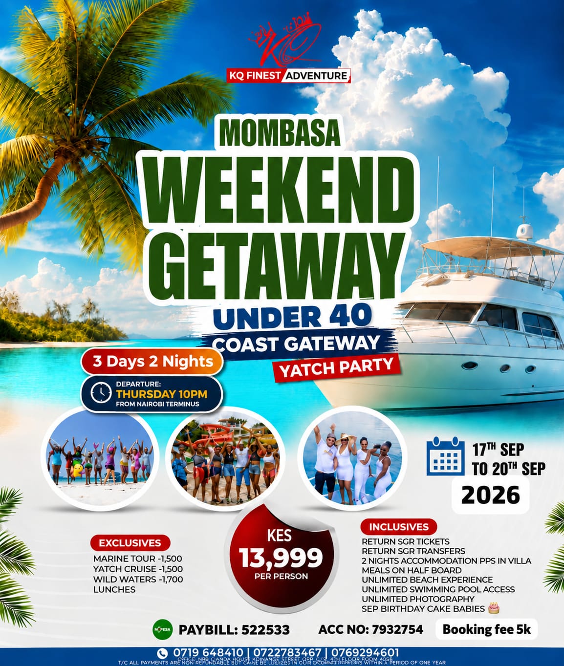 Mombasa Under 40s  Getaway poster